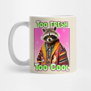 Funny Fresh Raccoon Prince Mug